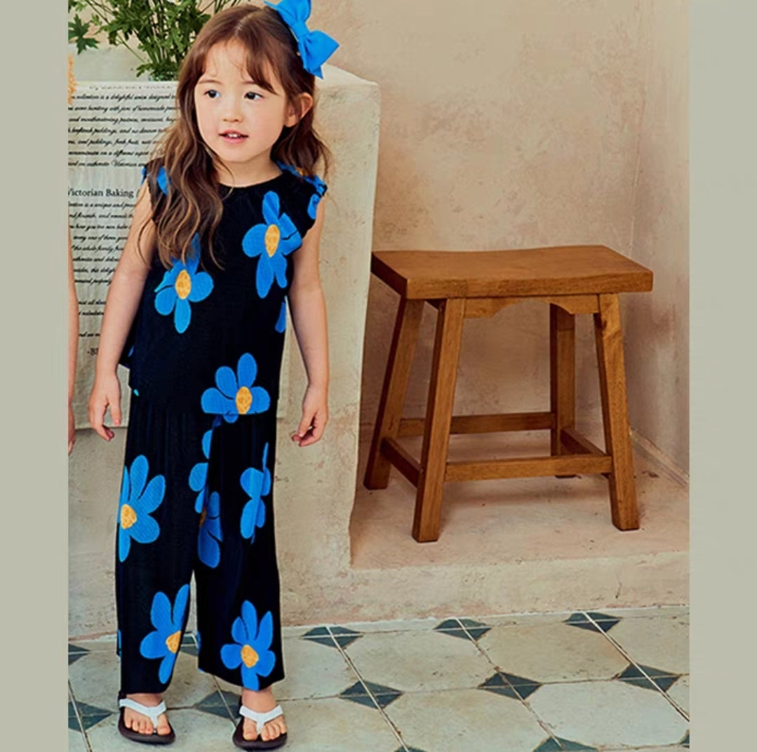 Summer kids 2 pieces casual set