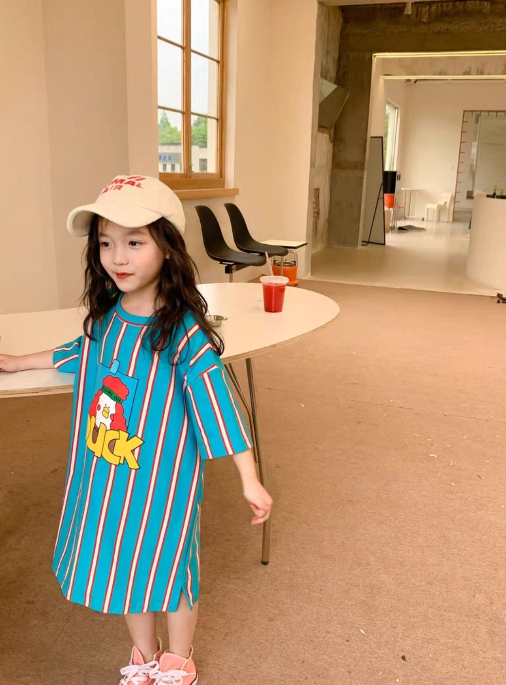 Kids Striped Duck Dress