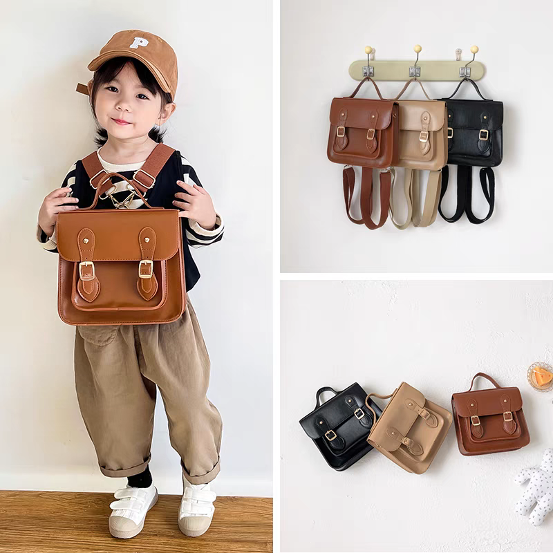 Kids Vintage Buckle Bag