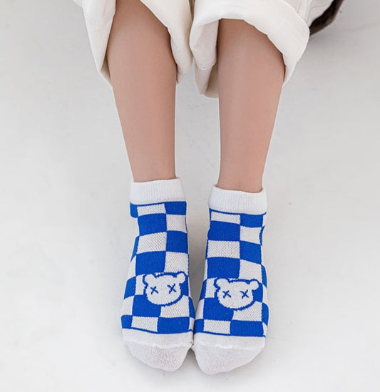 Blue kombi socks
